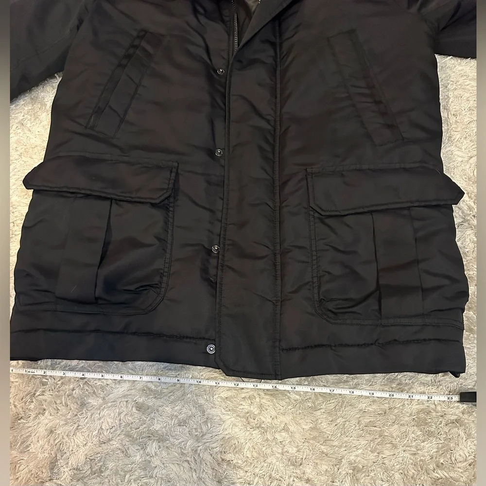 GAP Men's Black Puffer Coat Cold Control Max